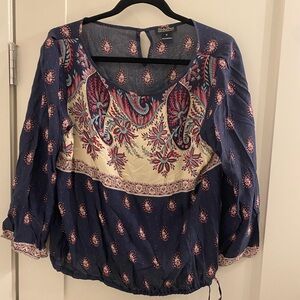 Lucky Brand Sheer Long sleeve